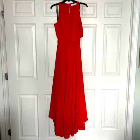 Ali & Jay Elegant High-Low Red Dress (Size Small) - Picture 8 of 11